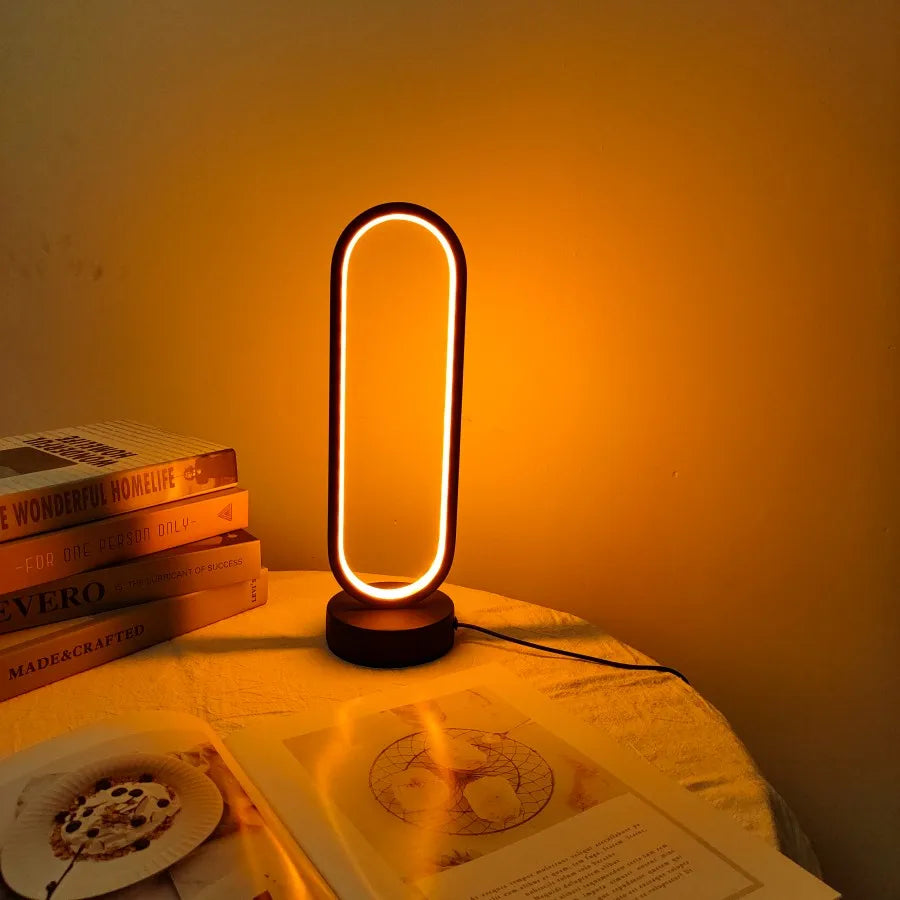 1PC Lamp bedroom Ring Lamp Living Room