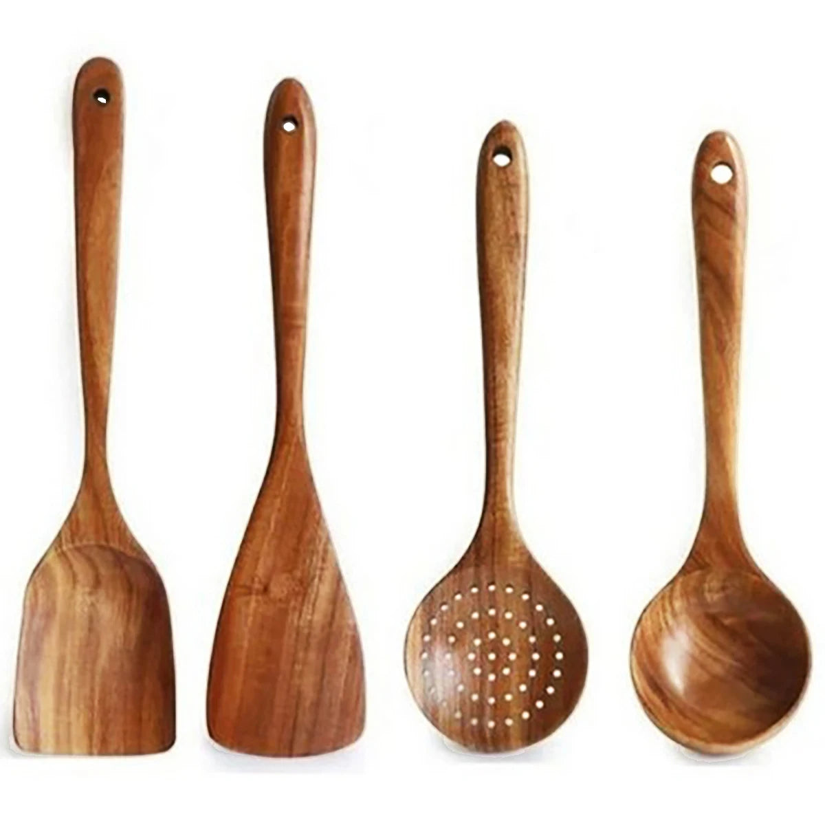 Wood Kitchenware Cooking Set Household