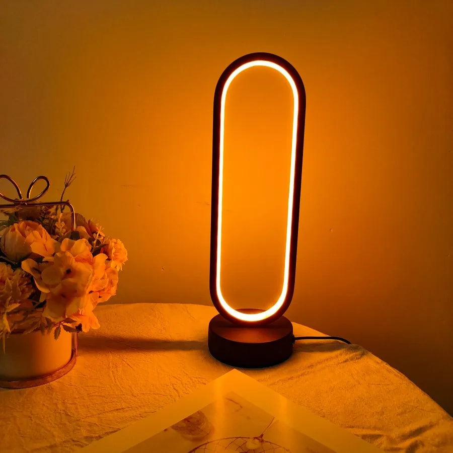 1PC Lamp bedroom Ring Lamp Living Room
