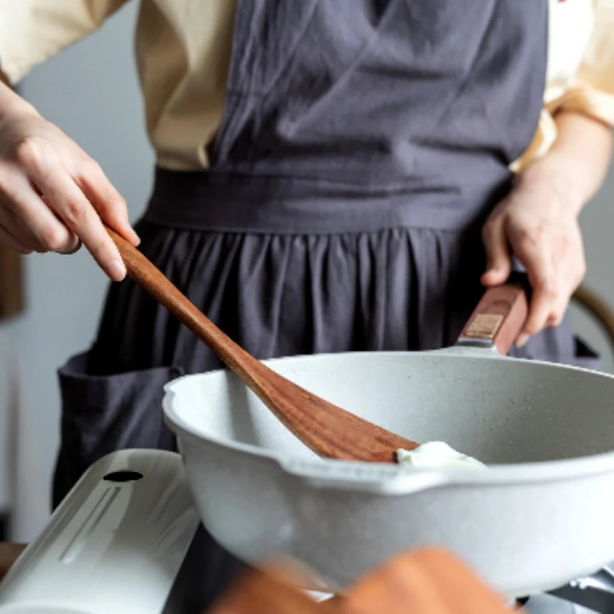 Wood Kitchenware Cooking Set Household