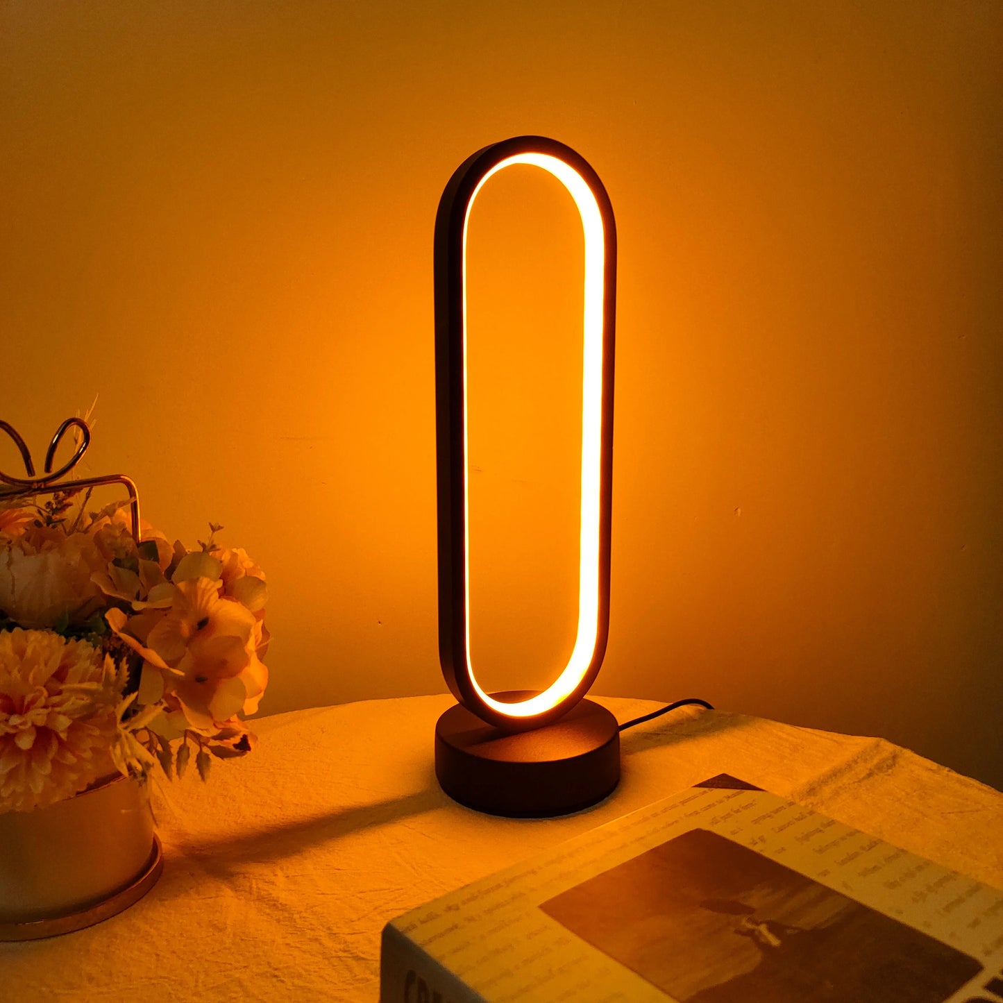 1PC Lamp bedroom Ring Lamp Living Room