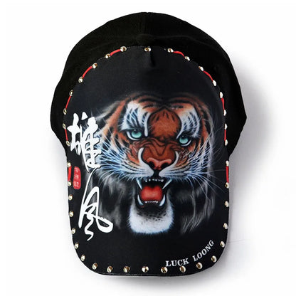 FS Brand 3D Printing Chinese Dragon Baseball Caps For Men Snapback Hip Hop Cap With Rivet Luxury Women Hats Gorras Para Hombres