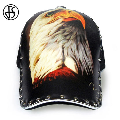 FS Brand 3D Printing Chinese Dragon Baseball Caps For Men Snapback Hip Hop Cap With Rivet Luxury Women Hats Gorras Para Hombres