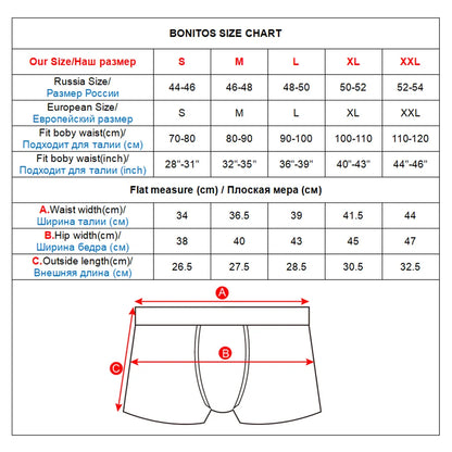 4pcs Boxer Shorts Men's Panties Homme Underpants Boxershorts Underwear for Man Cotton Male Couple Sexy Set Calecon Lot Soft Box