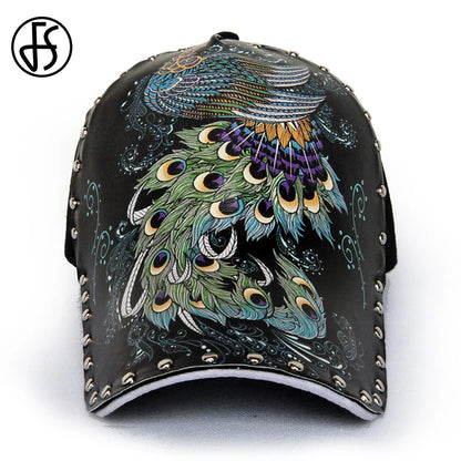 FS Brand 3D Printing Chinese Dragon Baseball Caps For Men Snapback Hip Hop Cap With Rivet Luxury Women Hats Gorras Para Hombres