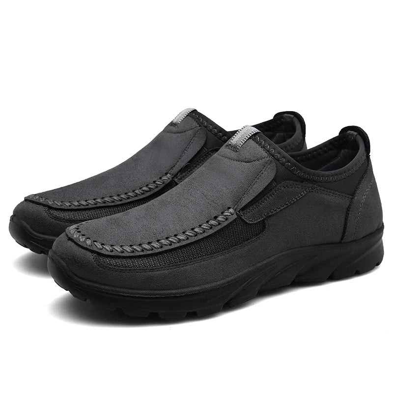 Men Casual Shoes Breathable Loafers Sneakers 2023 New Fashion Comfortable Flat Handmade Retro Leisure Loafers Shoes Men Shoes