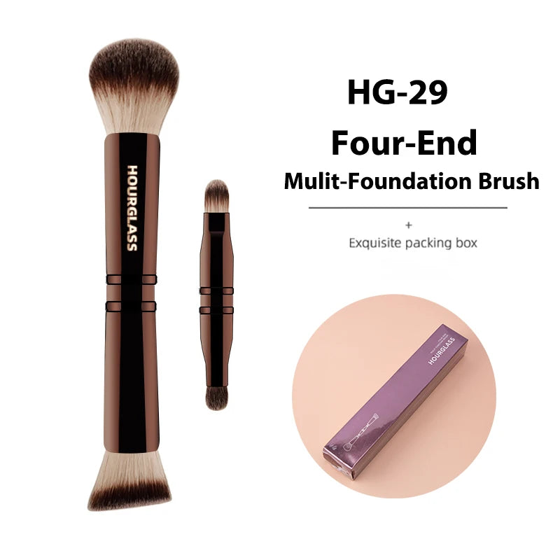 Hourglass Makeup Brushes Powder Foundation Contour Cream Blush Bronzer Make Up Brush Eyeshadow liner Smudge Brush Single branch