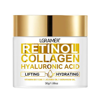 Retinol Face Cream Moisturizing Wrinkle Remover Collagen Hyaluronic Acid Creams Skin Care Cosmetic for Women&Men