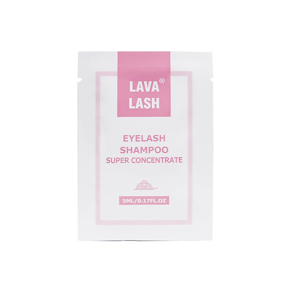 5ml Eyelash Extension Shampoo Eyelid Foaming Cleanser，Wash for Extensions and Natural Lashes，Mascara Remover