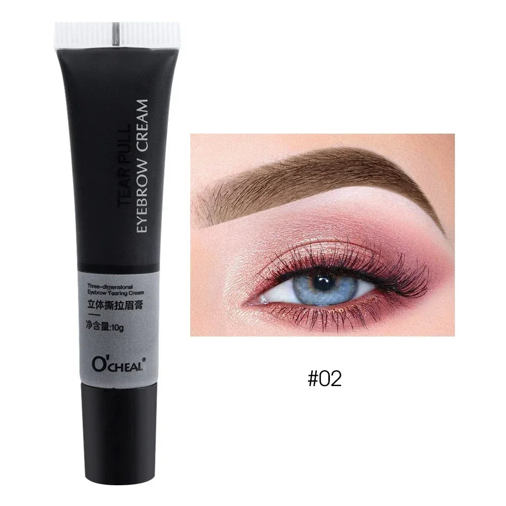 Eyebrow Gel Semi Permanent Professional Eyebrow Cosmetics Natural Long Lasting Tattoo Tint Sweatproof Peel Off Makeup Product