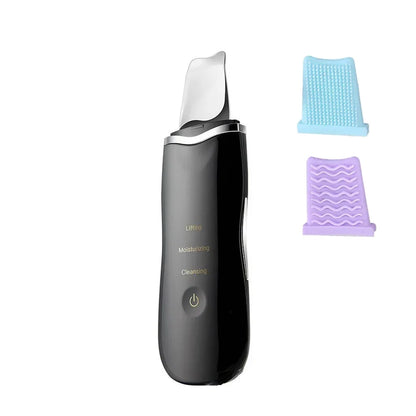 Electric Skin Scrubber Peeling Blackhead Remover Deep Face Cleaning Lifting Ion Acne Pore Cleaner Facial Spatula Shovel Cleanser