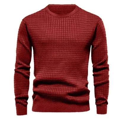 New Men's Crew Neck Sweatshirts Solid Color Large Sweatwear Spring Outdoor Jogging Tops