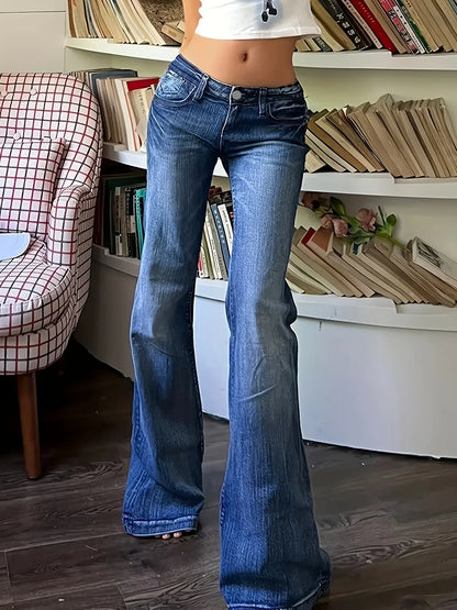 2024 trendy high waist Slimming jeans for ladiesboot cut