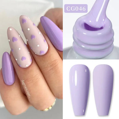 BORN PRETTY 15/10ML 6 IN 1 Nail Glue Gel for Acrylic Nails Soak off Base Gel Top Coat UV Extension Nail Gel False Nail Tips Gel