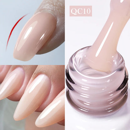 BORN PRETTY 15/10ML 6 IN 1 Nail Glue Gel for Acrylic Nails Soak off Base Gel Top Coat UV Extension Nail Gel False Nail Tips Gel