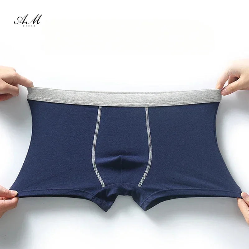 Men's Underwear Boxer Shorts Panties L-6XL Comfort Fashionable Loose Cotton Underpants Flat Corner Mens Boxers Shorts Lingerie