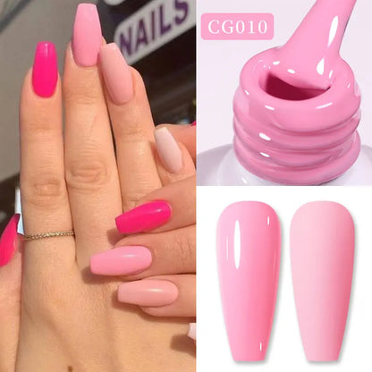 BORN PRETTY 15/10ML 6 IN 1 Nail Glue Gel for Acrylic Nails Soak off Base Gel Top Coat UV Extension Nail Gel False Nail Tips Gel