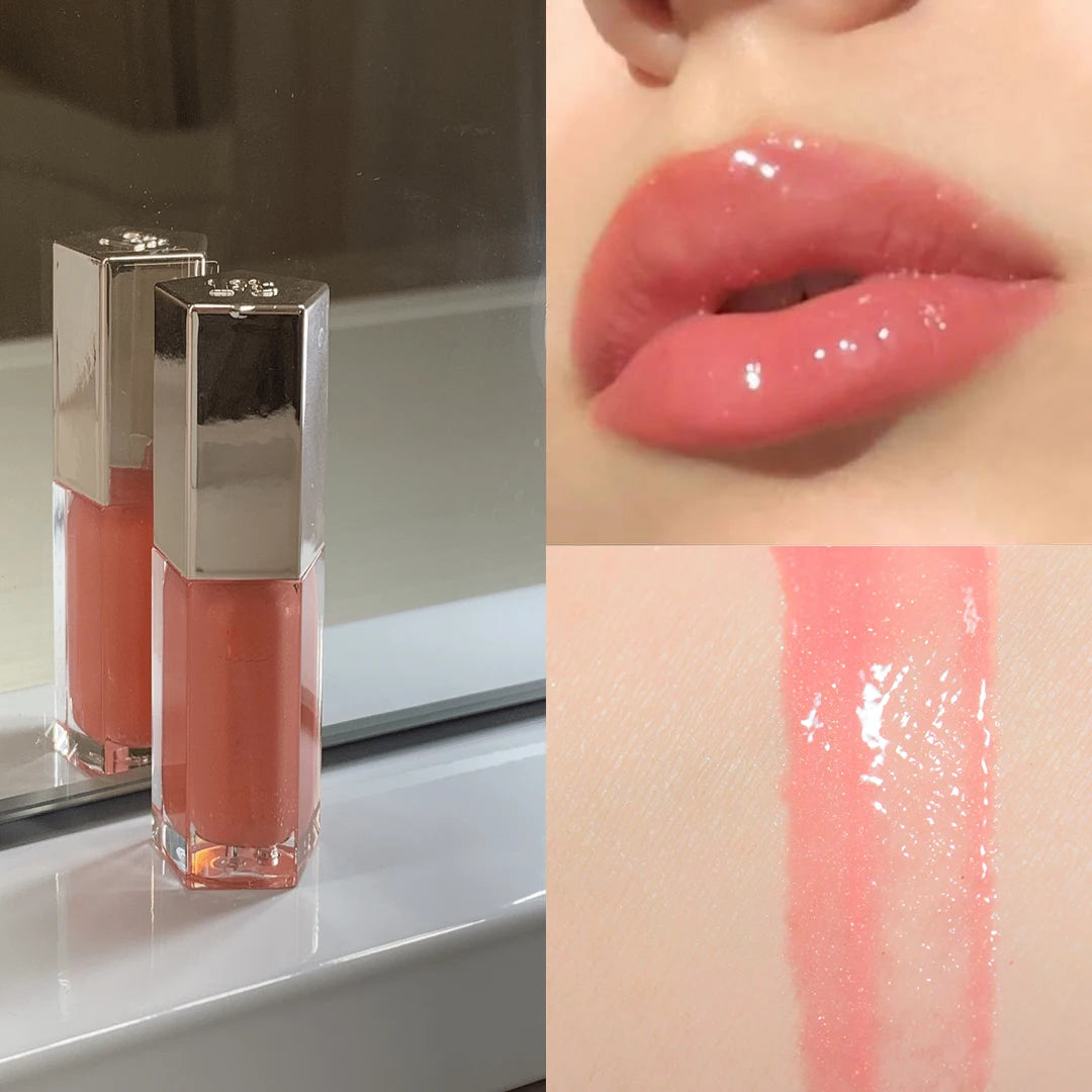 FB Gloss Bomb Cream Color Drip Lip Cream&Heat Makeup Liquid Lipstick Moisturizing Plumper Long Lasting Lipgloss 9ml