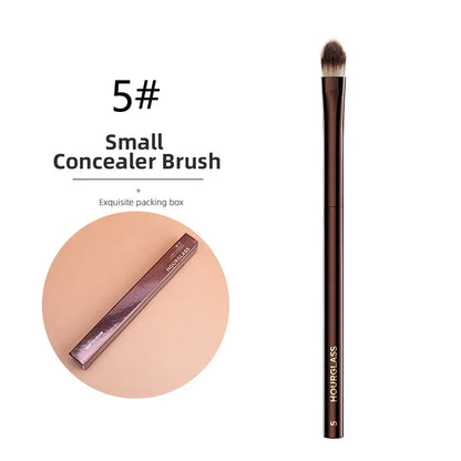 Hourglass Makeup Brushes Powder Foundation Contour Cream Blush Bronzer Make Up Brush Eyeshadow liner Smudge Brush Single branch