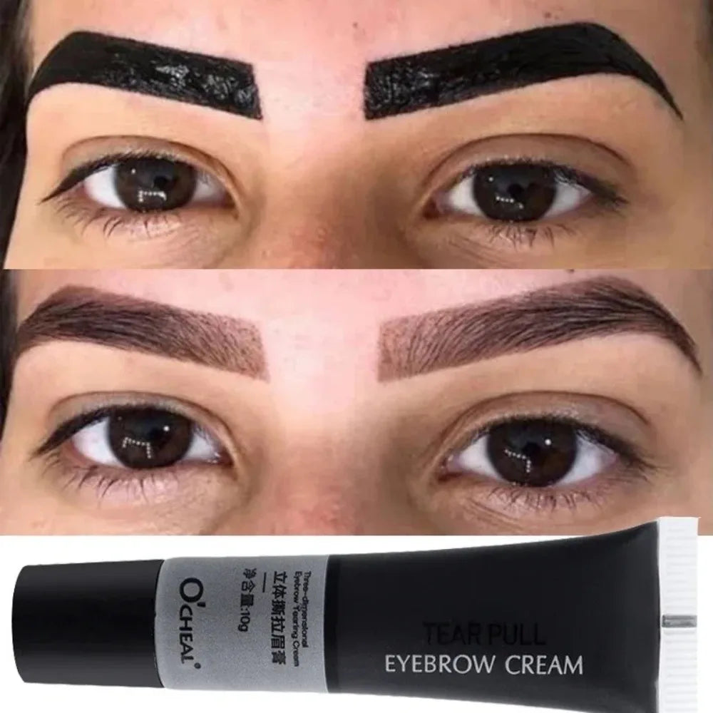 Eyebrow Gel Semi Permanent Professional Eyebrow Cosmetics Natural Long Lasting Tattoo Tint Sweatproof Peel Off Makeup Product