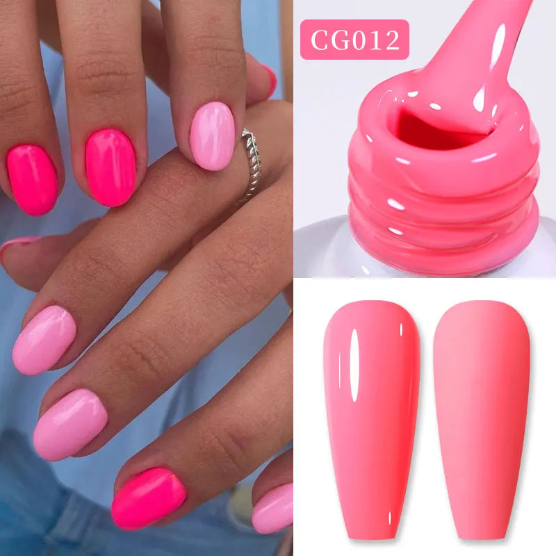 BORN PRETTY 15/10ML 6 IN 1 Nail Glue Gel for Acrylic Nails Soak off Base Gel Top Coat UV Extension Nail Gel False Nail Tips Gel