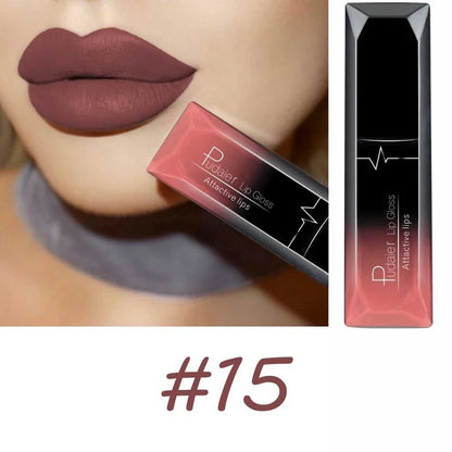 Best Lip Makeup 17 Color Sexy Matte Long Lasting Lipgloss Liquid Lipstick Lip Cream