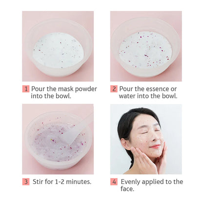 Moisturizing Salon SPA Soft Hydro Jelly Mask Powder Face Skin Care Whitening Rose Collagen Peel Off DIY Rubber Facial Jellymask