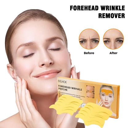 Anti-Aging Collagen Gel Patch - 10pcs Forehead Line Removal, Firming Mask, Frown Lines, Face Skin Care Stickers