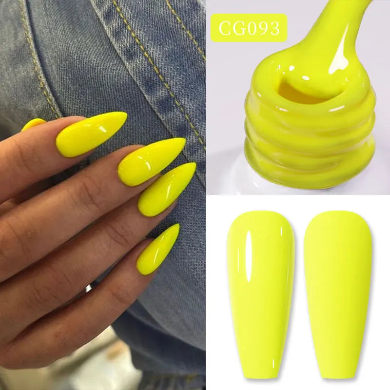 BORN PRETTY 15/10ML 6 IN 1 Nail Glue Gel for Acrylic Nails Soak off Base Gel Top Coat UV Extension Nail Gel False Nail Tips Gel