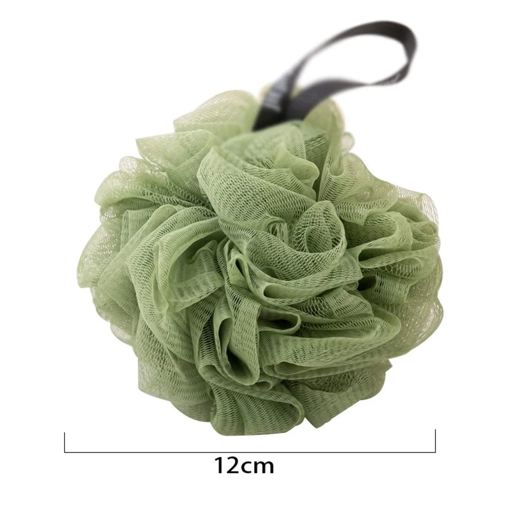 Soft Mesh Bath Sponge Balls Body Cleaner Exfoliating Scrubbers Bath Ball Nylon Cleaning Brushes Shower Puff High-End Bath Flower