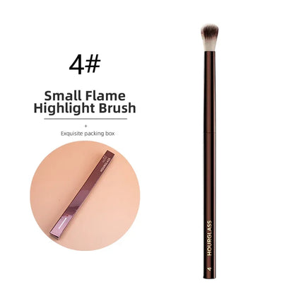 Hourglass Makeup Brushes Powder Foundation Contour Cream Blush Bronzer Make Up Brush Eyeshadow liner Smudge Brush Single branch