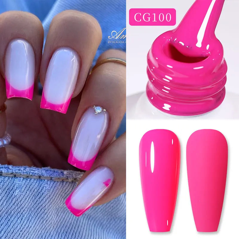 BORN PRETTY 15/10ML 6 IN 1 Nail Glue Gel for Acrylic Nails Soak off Base Gel Top Coat UV Extension Nail Gel False Nail Tips Gel