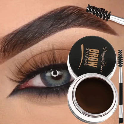 Matte Brown Black Wild Eyebrow Cream 3D Natural Tint Eyebrow Enhancers Gel Wax Waterproof Lasting Eye Makeup Cosmetic Tools