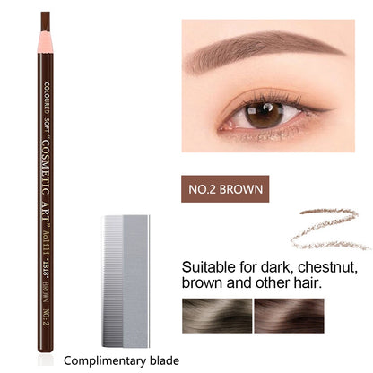 Eyebrow Pencil Waterproof Eyebrow Enhancers Long Lasting Brow  Cosmetics Professional Makeup Brow Lift Feather Eyebrow Pencil