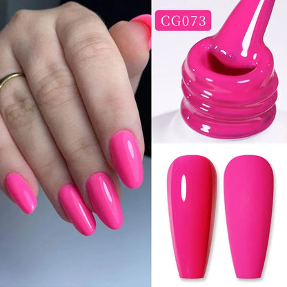 BORN PRETTY 15/10ML 6 IN 1 Nail Glue Gel for Acrylic Nails Soak off Base Gel Top Coat UV Extension Nail Gel False Nail Tips Gel