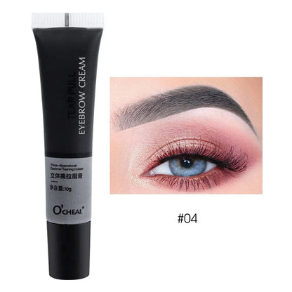 Eyebrow Gel Semi Permanent Professional Eyebrow Cosmetics Natural Long Lasting Tattoo Tint Sweatproof Peel Off Makeup Product