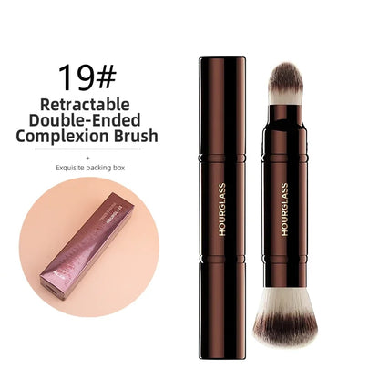 Hourglass Makeup Brushes Powder Foundation Contour Cream Blush Bronzer Make Up Brush Eyeshadow liner Smudge Brush Single branch