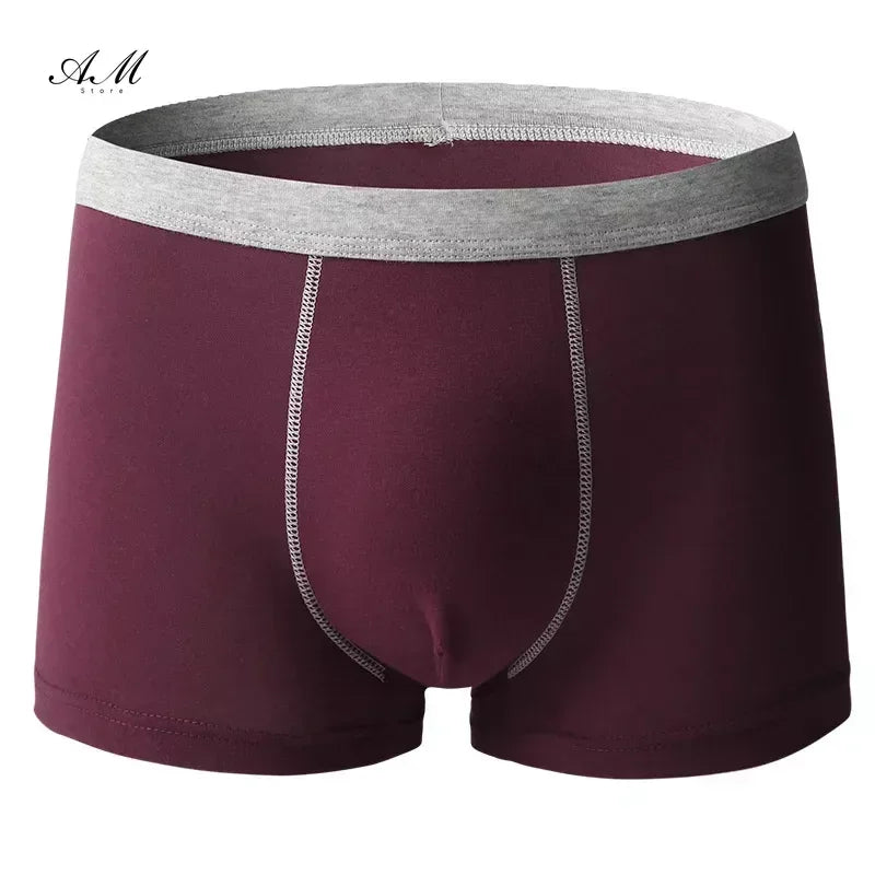 Men's Underwear Boxer Shorts Panties L-6XL Comfort Fashionable Loose Cotton Underpants Flat Corner Mens Boxers Shorts Lingerie