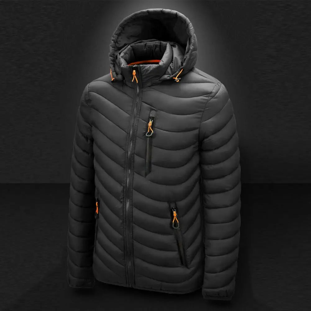 2023 Men New Autumn Winter Warm Waterproof Parkas Jacket Coat Mens Hooded Casual Outwear Detachable Hat Outfits Parkas Coat Male