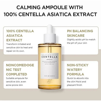 100ml Centella Asiatica Essence Calming Moisturizing Brightening Face Serum Brightening Capsule Ampoule Daily SkinCare Solution