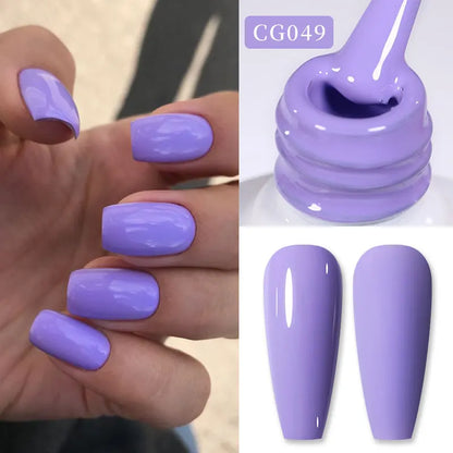 BORN PRETTY 15/10ML 6 IN 1 Nail Glue Gel for Acrylic Nails Soak off Base Gel Top Coat UV Extension Nail Gel False Nail Tips Gel