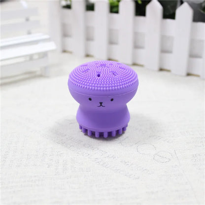 Silicone Face Cleansing Brush Facial Deep Pore Skin Care Scrub Cleanser Tool New Mini Beauty Soft Deep Cleaning Exfoliator Tool