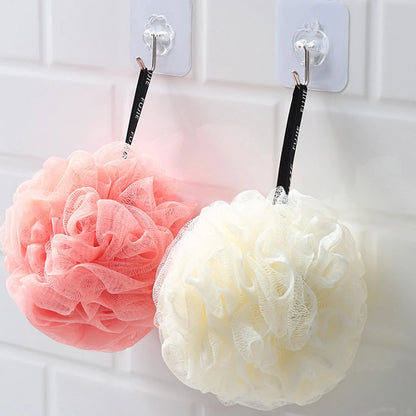 Soft Mesh Bath Sponge Balls Body Cleaner Exfoliating Scrubbers Bath Ball Nylon Cleaning Brushes Shower Puff High-End Bath Flower